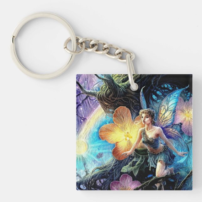 Blume Fairy Schlüsselanhänger (Vorderseite)