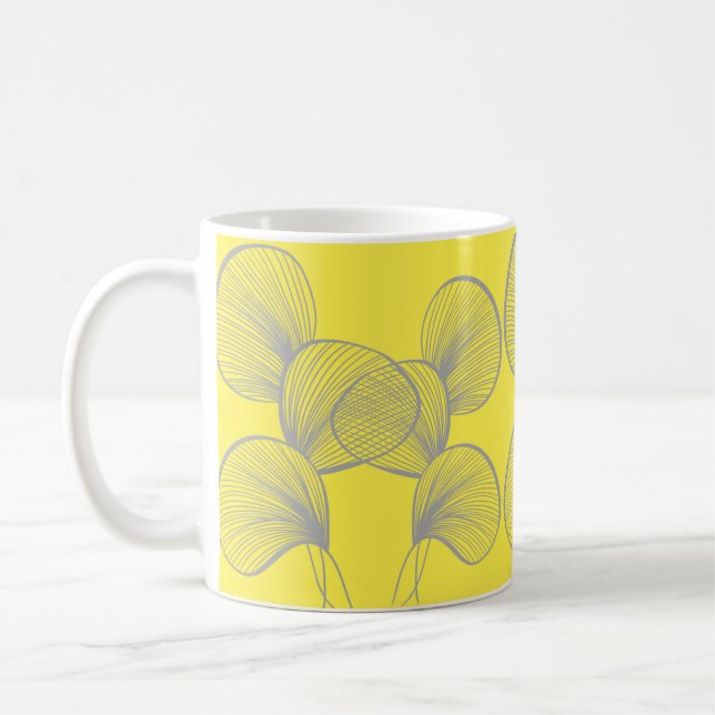 Blume, Farbe des Jahres 2021 Kaffeetasse (Links)