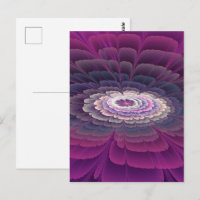 Blume Farbenfrohe Abstrakte Fraktal Rosa