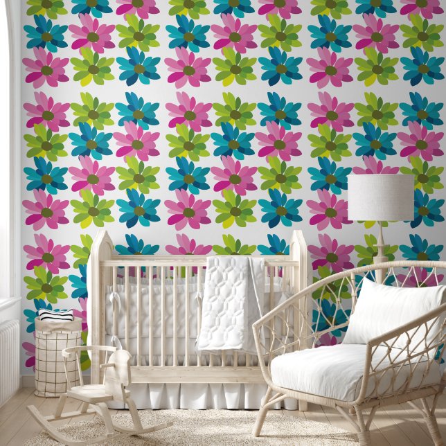 Blume Farbige Blume Tapete (Kinder)