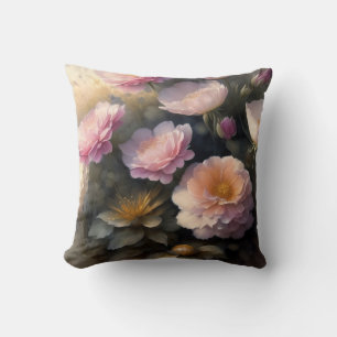 Blume, Farbmangel 1 Kissen