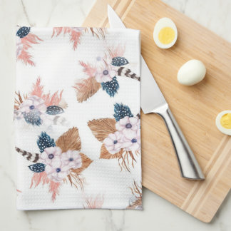 Blume & Feather Boho Geometric Küchenhandtücher Geschirrtuch