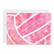 Blume Federn Paisly rosa Volleyball Party