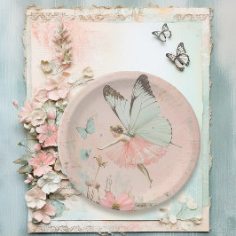 Blume Fee Geburtstag Pappteller