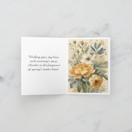 Blume Feiertagskarte