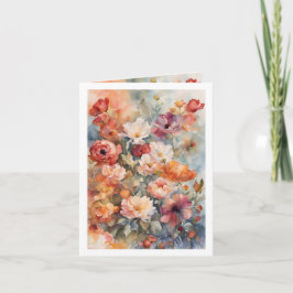 Blume Feiertagskarte