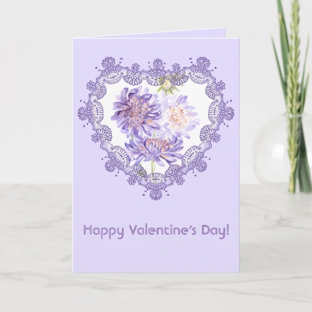 Blume Feiertagskarte (Vorderseite)