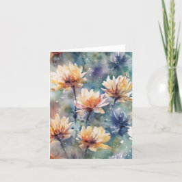 Blume Feiertagskarte