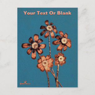 Blume Feiertagspostkarte