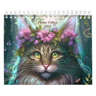 Blume Felines 2023 Kalender