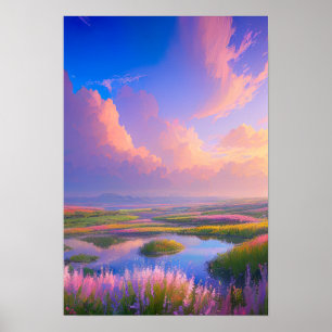 Blume Field Oasis Poster