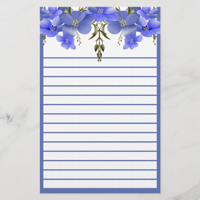 Blume FL18 Stationery Briefpapier (Vorderseite)