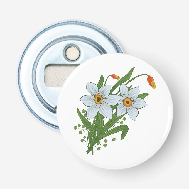 Blume Flaschenöffner (Vorderseite)
