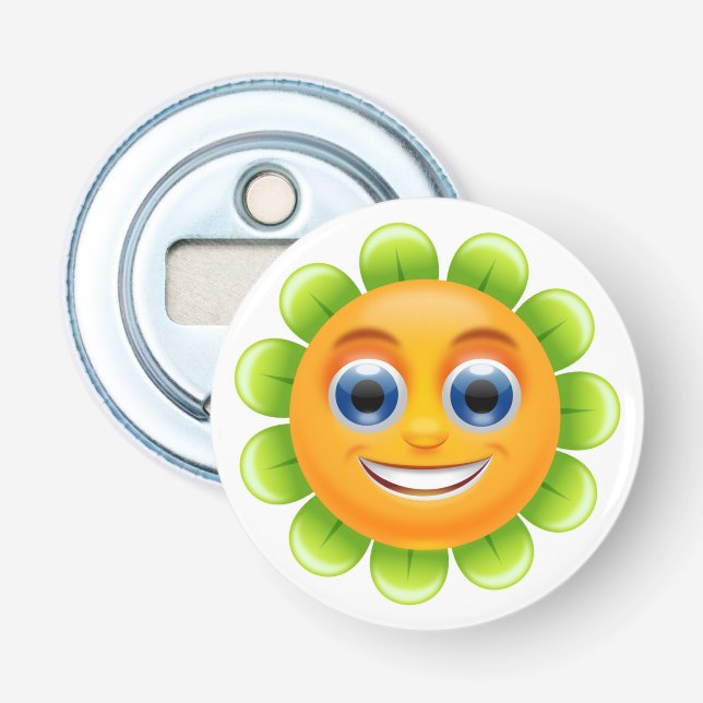 Blume Flaschenöffner (Vorderseite)