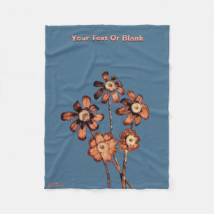 Blume Fleecedecke