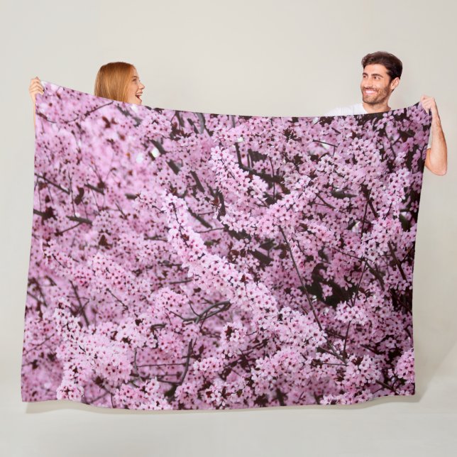 Blume Fleecedecke (Beispiel)