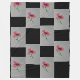 Blume Fleecedecke