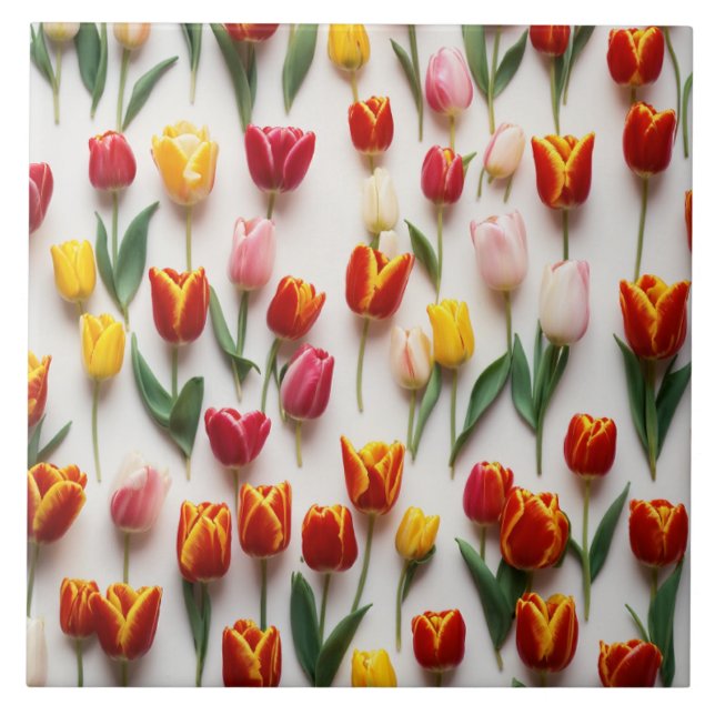 Blume Fliese (Vorderseite)