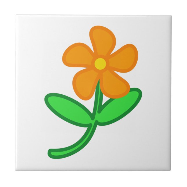 Blume Fliese (Vorderseite)
