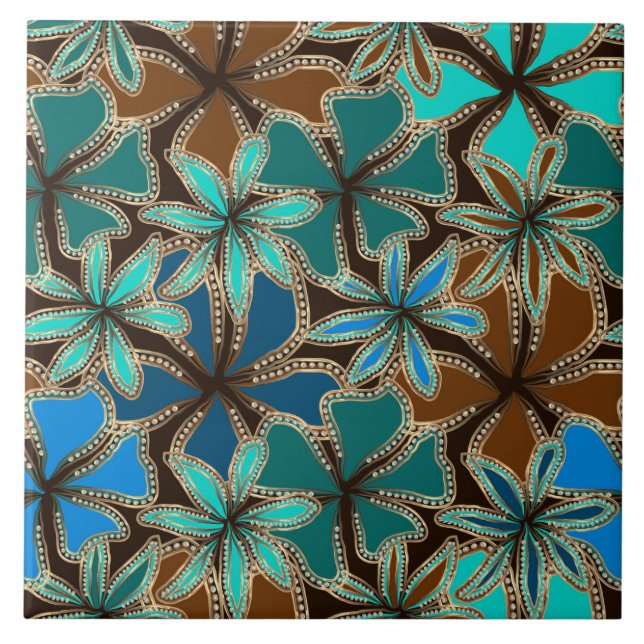 Blume Fliese (Vorderseite)