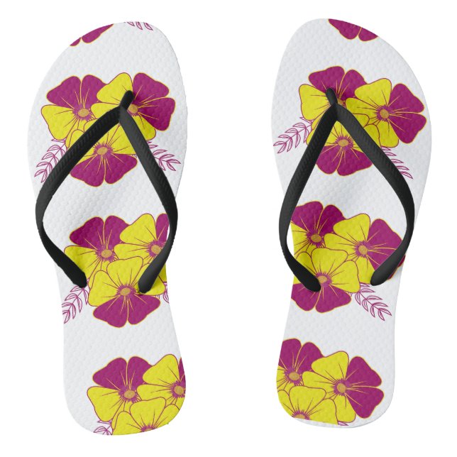 Blume Flip Flops (Fußbett)