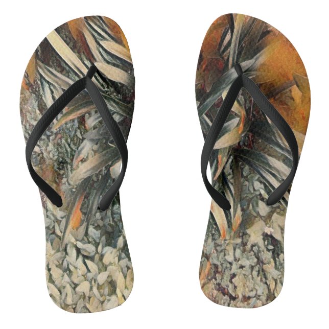 Blume Flip Flops (Fußbett)