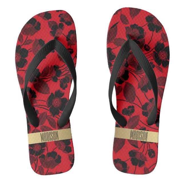Blume Flip Flops (Fußbett)