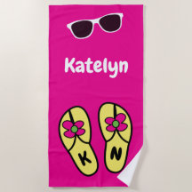 Blume Flip Flops Personalisiert