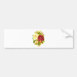 Blume Flora Rose Autoaufkleber