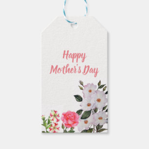 Blume Floral Art Mütter Tag Geschenkanhänger