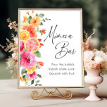 Blume Floral Citrus Bridal Mimosa Bar Poster<br><div class="desc">Für weitere Anpassungen klicken Sie bitte auf "Diese Vorlage personalisieren",  dann auf "Bearbeiten mit dem Entwurfswerkzeug". Stilvoll bearbeitbare Vorlagen,  die leicht zu benutzen sind,  weitere Artikel im Laden verfügbar (Einladungen,  uAwg,  Dankeschön-Karten,  Schreibwaren & Dekor). Wenn Sie Hilfe oder passende Artikel benötigen,  kontaktieren Sie mich bitte.</div>