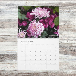 Blume floral fotografisch kalender