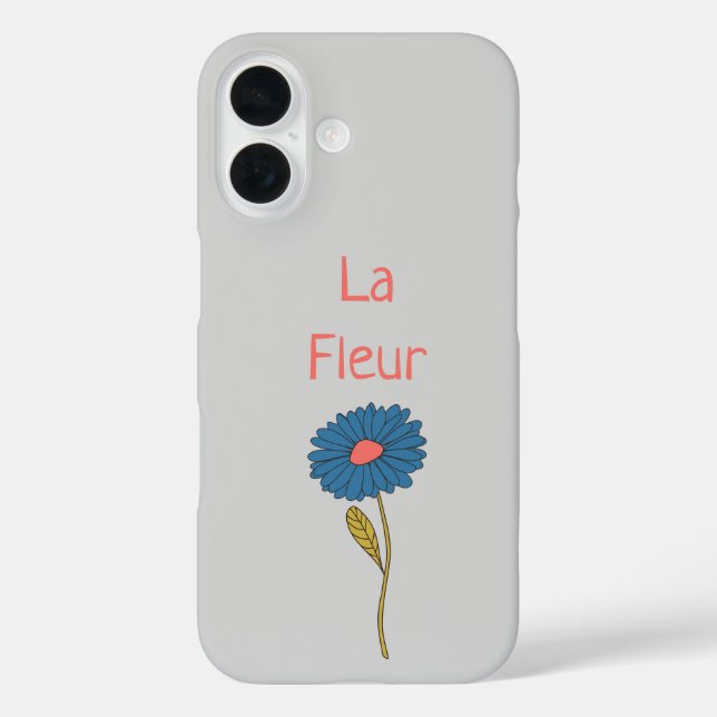 Blume Floral La Fleur Case-Mate iPhone Hülle (Rückseite)