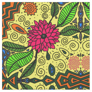Blume floral stoff