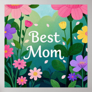 Blume Florenz Besichtigung der Mama Poster