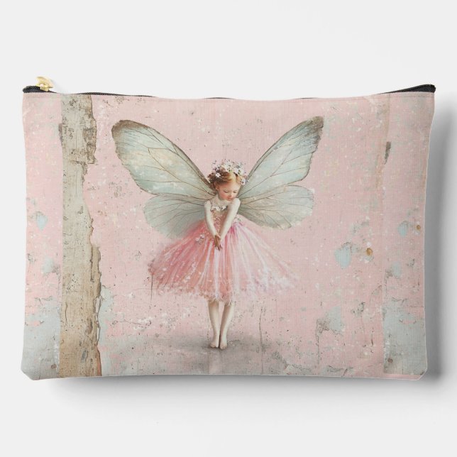 Blume Flutter und Twirl Märchen Zubehörtasche (Vorderseite)