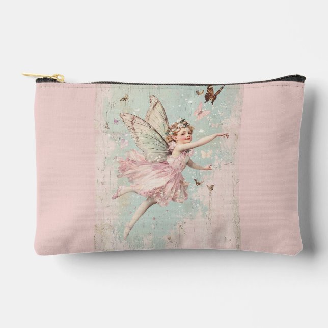 Blume Flutter und Twirl Märchen Zubehörtasche (Vorderseite)