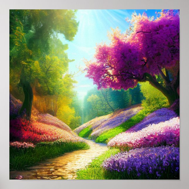 Blume Forest Poster (Vorne)