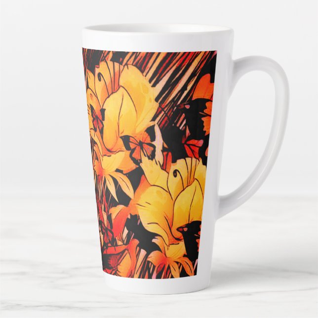 Blume ForestLatte Tasse (Rechts)