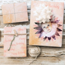 Blume Form Custom Foto Pastell Wasserfarbe