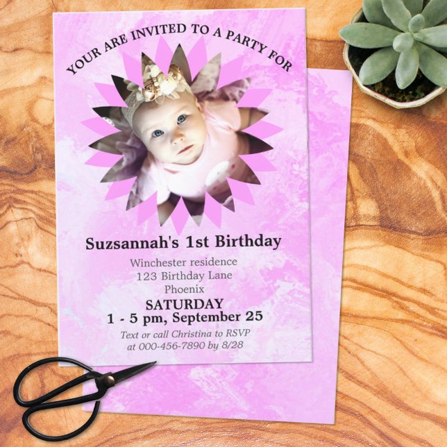 Blume Form Foto Rosa Farbe Vorlage (Von Creator hochgeladen)