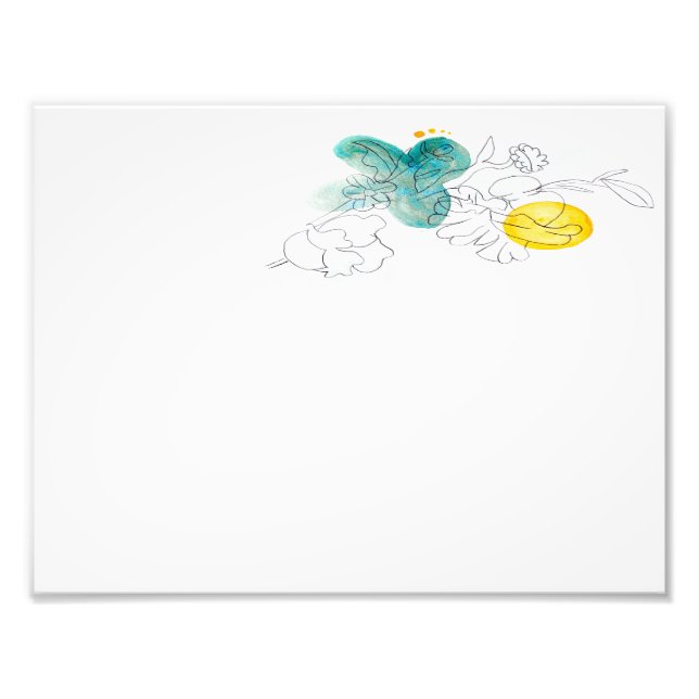 Blume Fotodruck (Vorne)