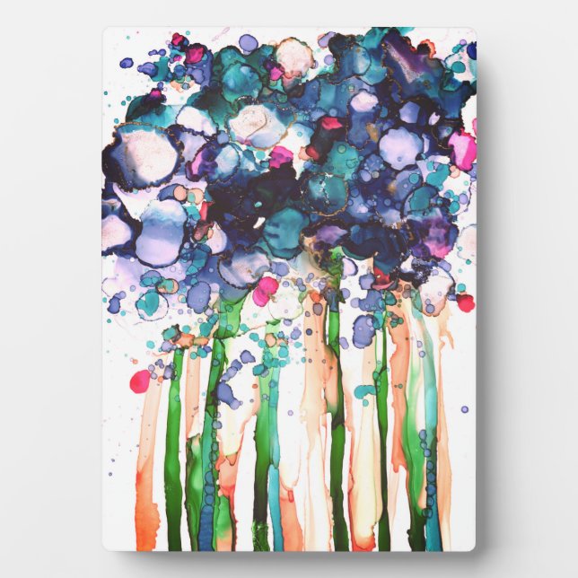 Blume Fotoplatte (Vorderseite)