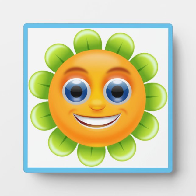 Blume Fotoplatte (Vorderseite)