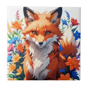 Blume Fox Fliese