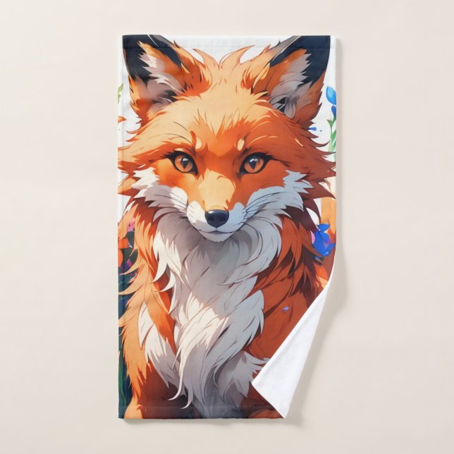 Blume Fox Handtuch (Handtuch)