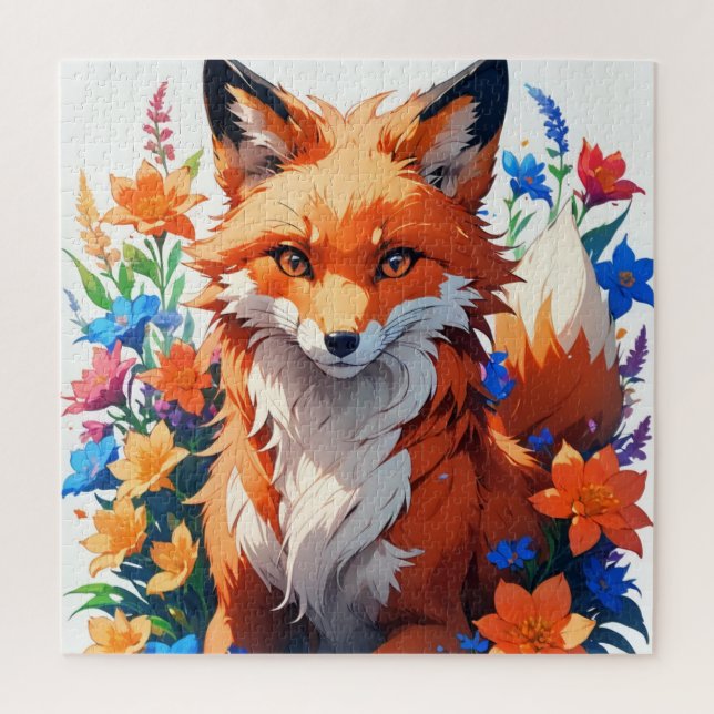 Blume Fox Puzzle (Vertikal)
