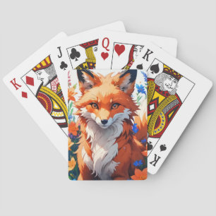 Blume Fox Spielkarten