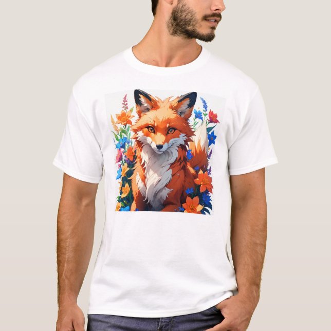 Blume Fox T-Shirt (Vorderseite)