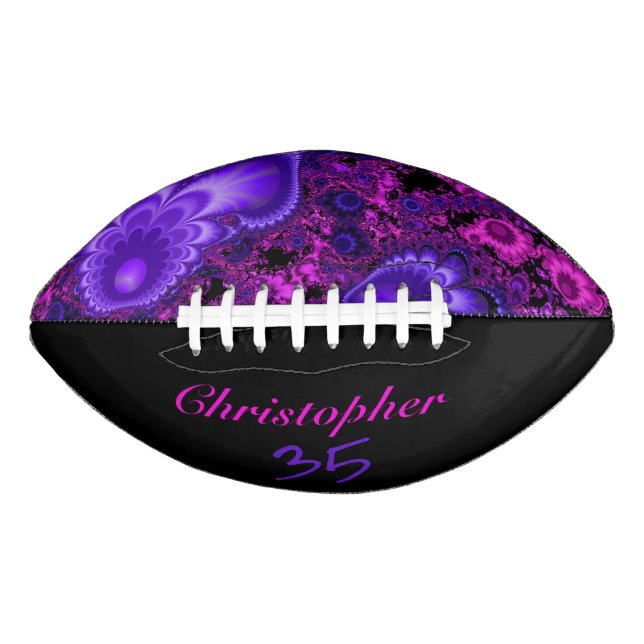 Blume Fraktal Football (Vorderseite)
